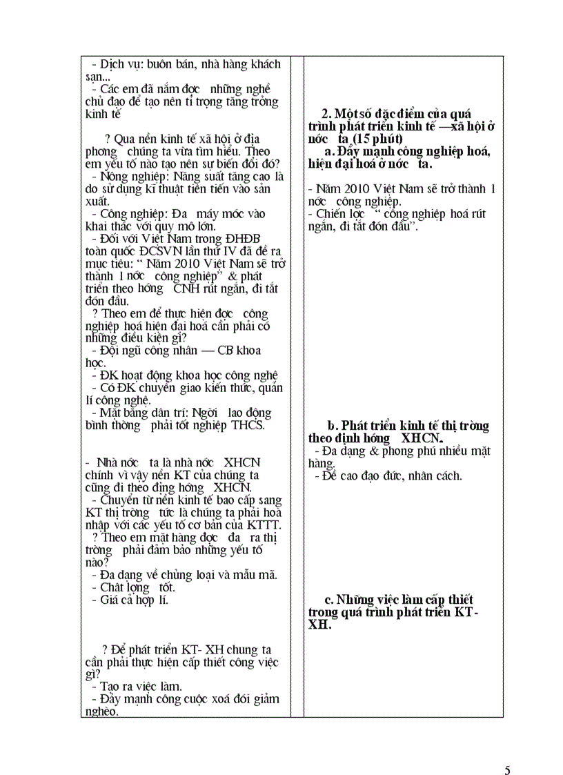 image for page Giao an huong nghiep 9