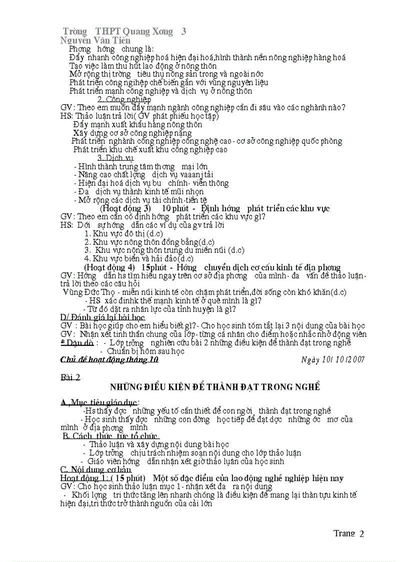 image for page Giao an huong nghiep12