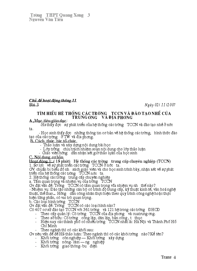 image for page Giao an huong nghiep12