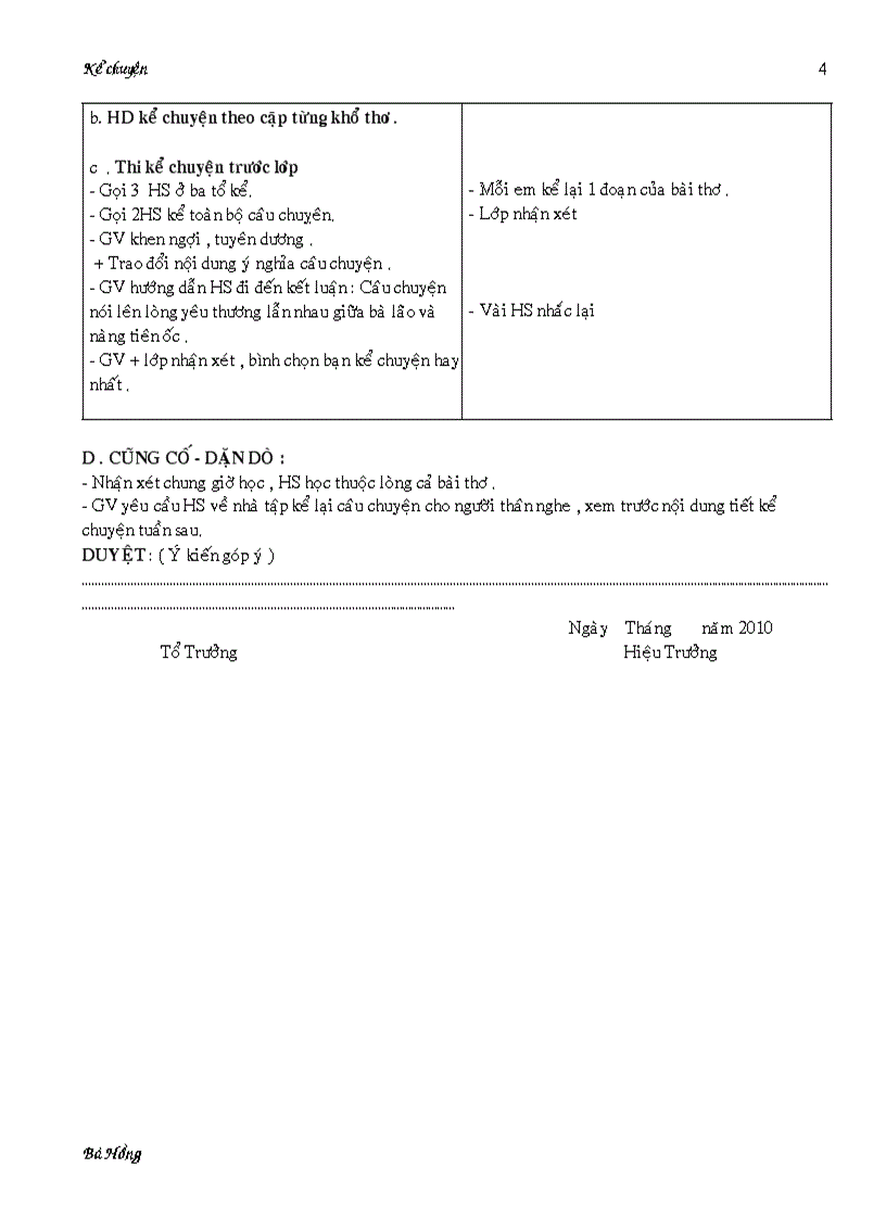 image for page Giáo án KC lớp 4