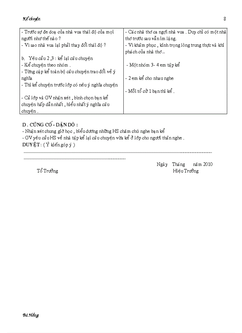 image for page Giáo án KC lớp 4