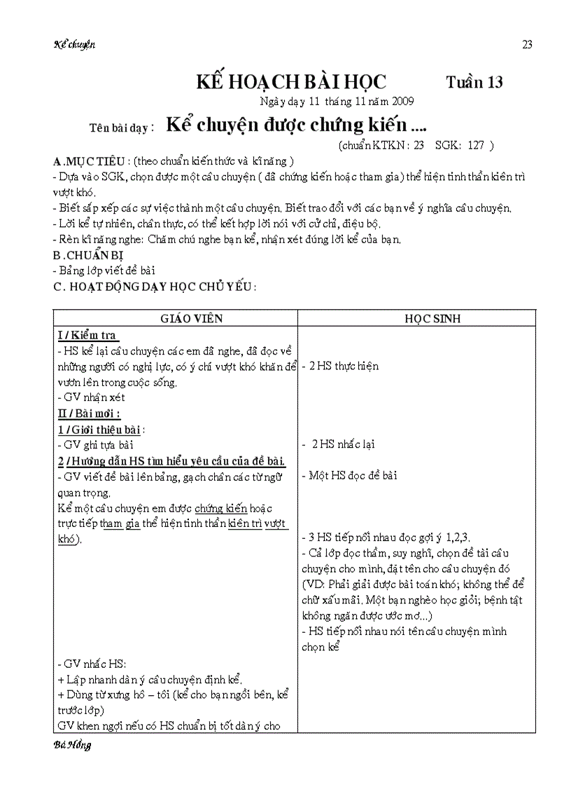 image for page Giáo án KC lớp 4
