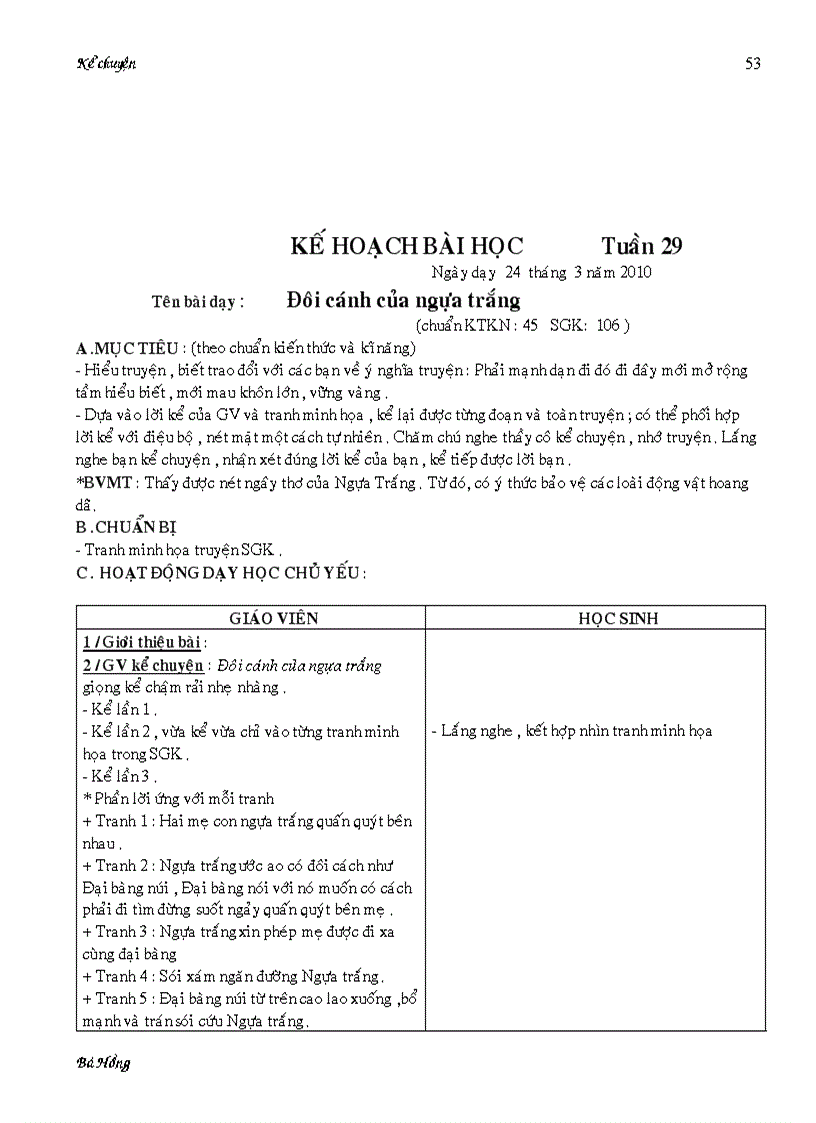 image for page Giáo án KC lớp 4