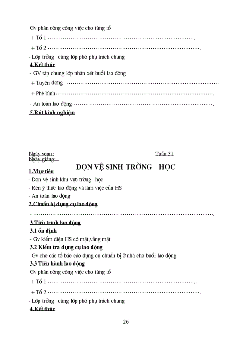 image for page Giáo án lao động cực hay