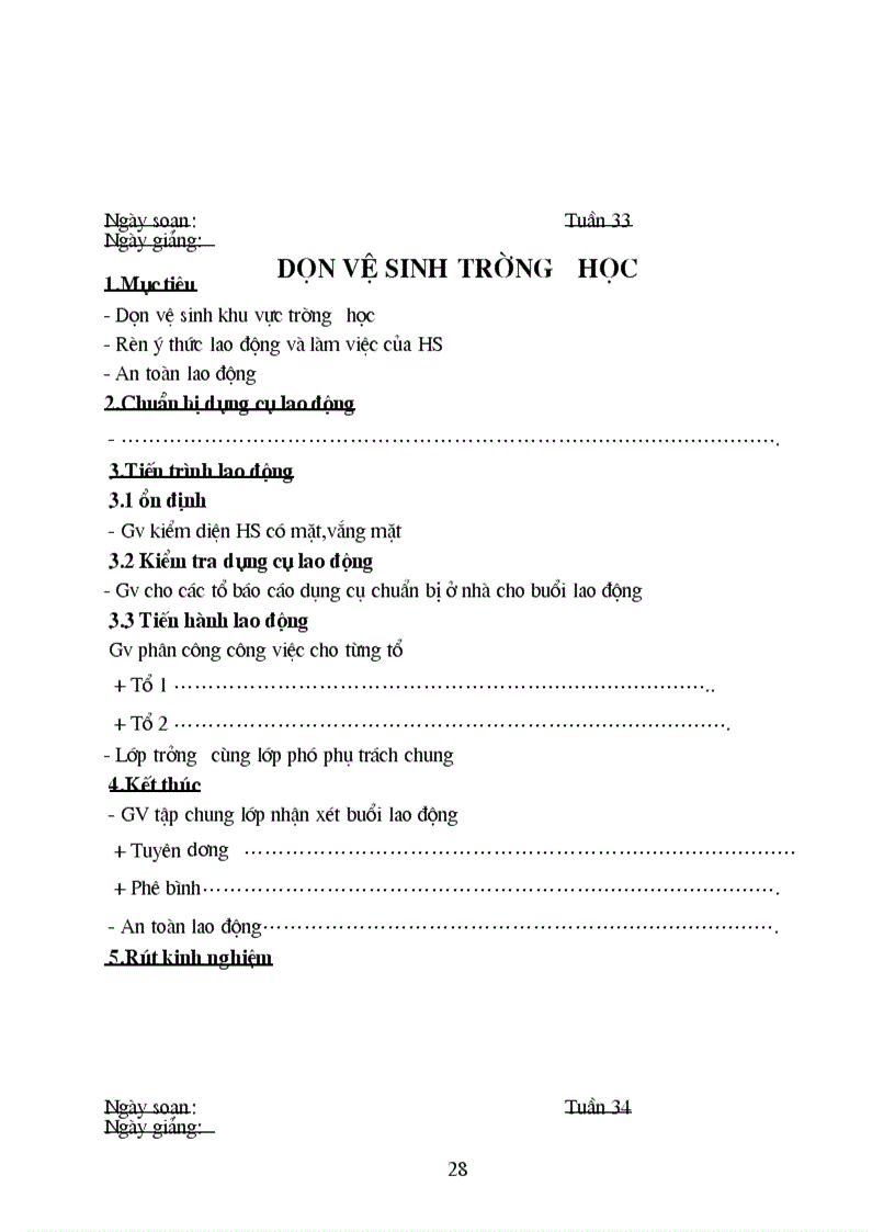 image for page Giáo án lao động cực hay