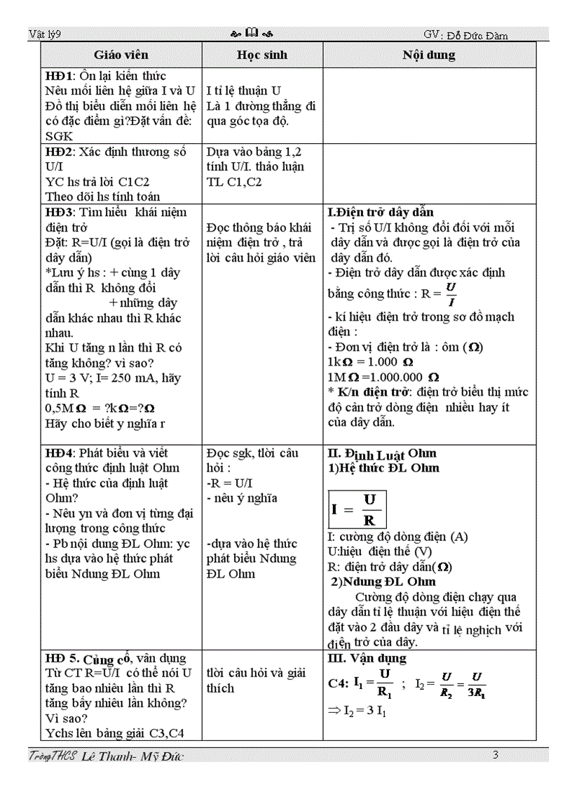 image for page Giao an li 9 2011 3 cot