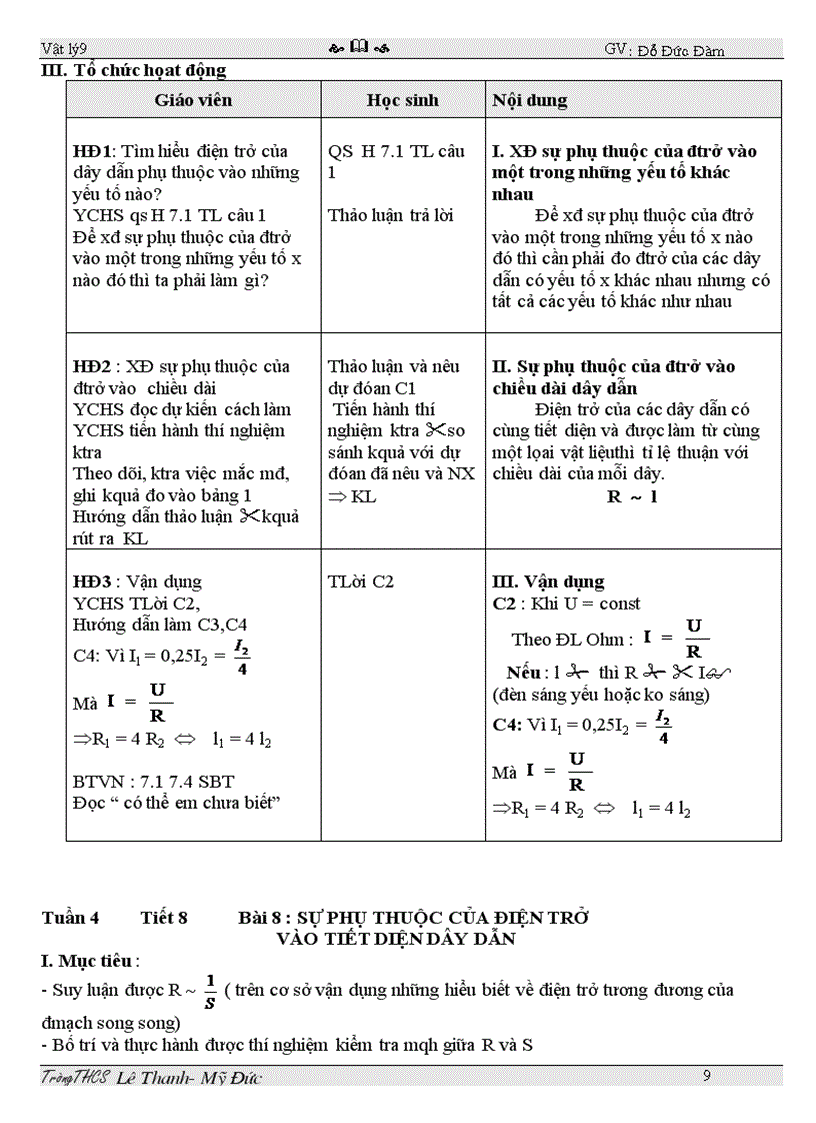 image for page Giao an li 9 2011 3 cot