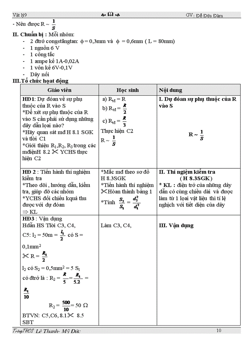 image for page Giao an li 9 2011 3 cot