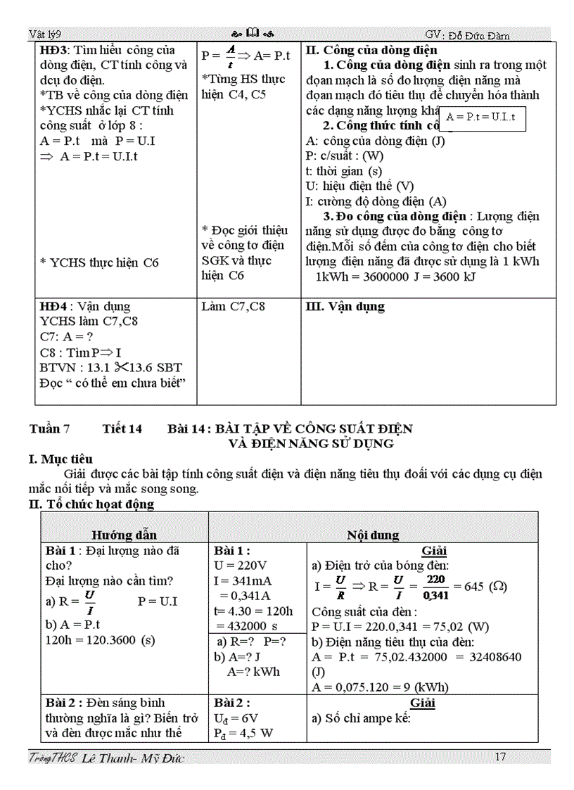 image for page Giao an li 9 2011 3 cot