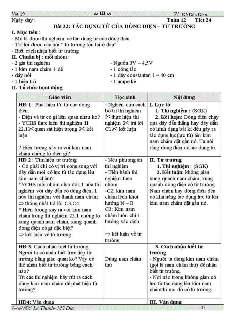 image for page Giao an li 9 2011 3 cot
