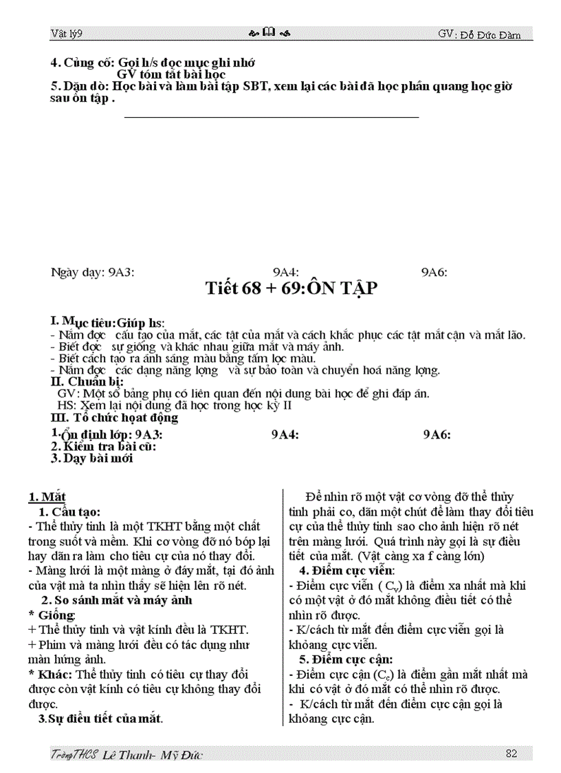 image for page Giao an li 9 2011 3 cot