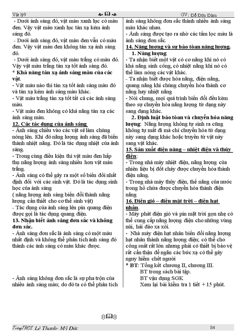 image for page Giao an li 9 2011 3 cot