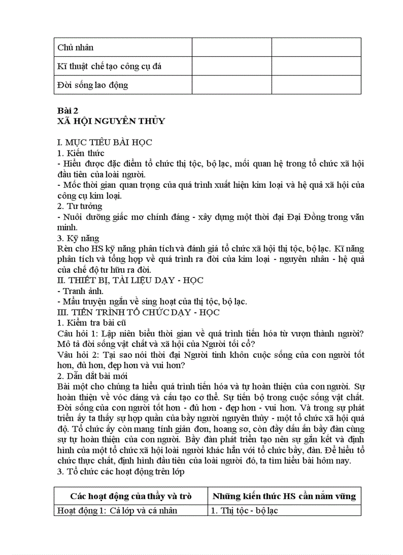 image for page Giáo án lịch sử 10 cơ bản