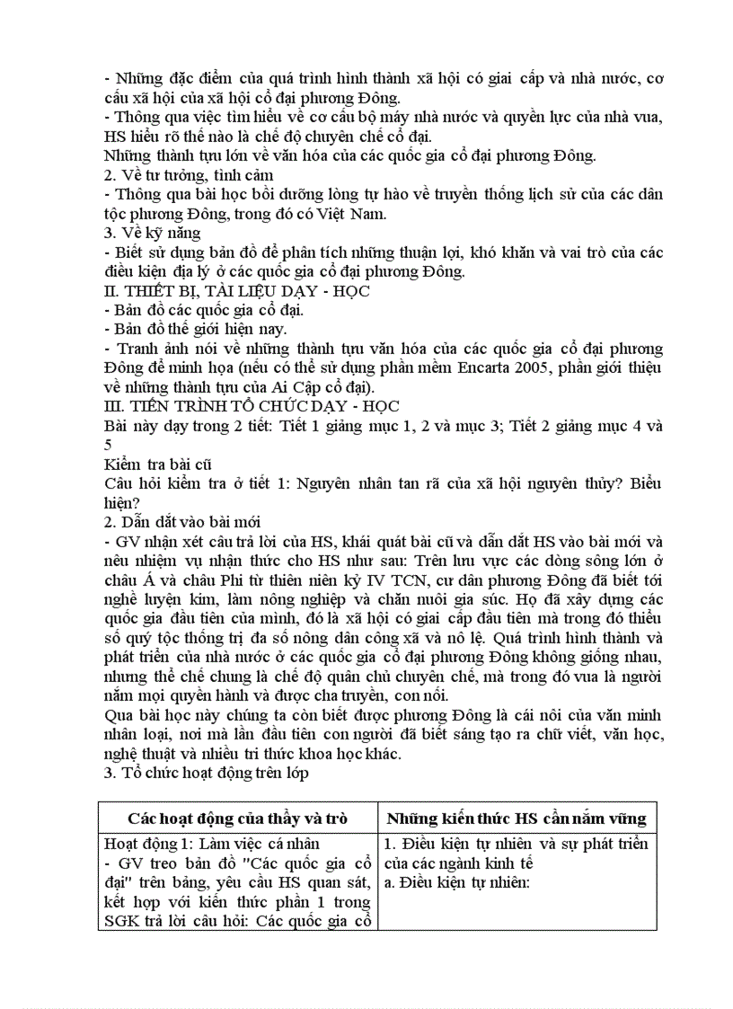 image for page Giáo án lịch sử 10 cơ bản