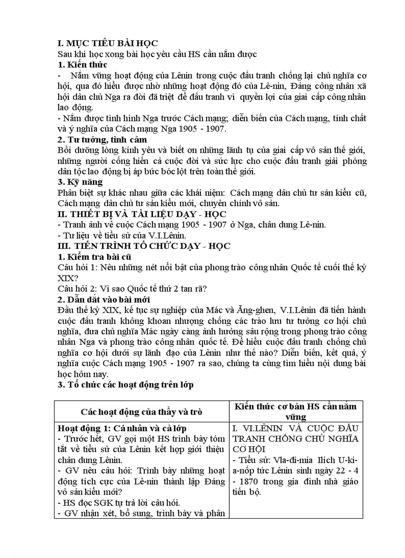 image for page Giáo án lịch sử 10 cơ bản