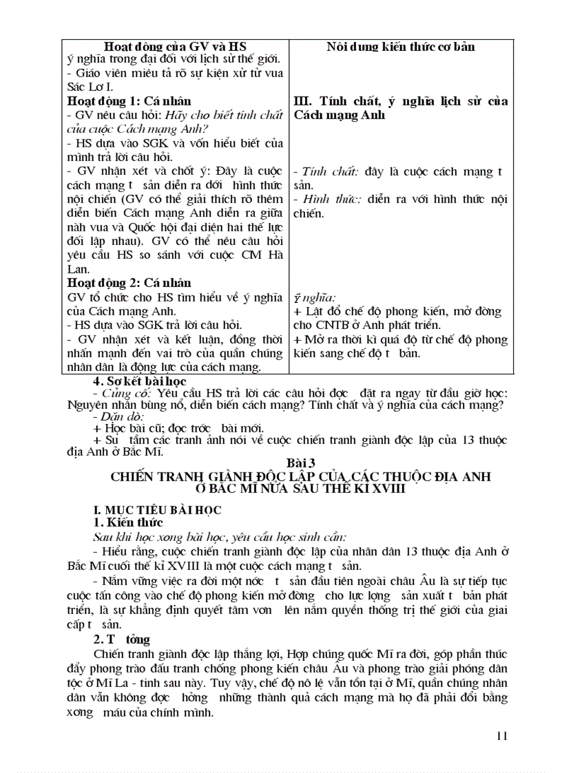 image for page Giáo án lịch sử 11 nâng cao