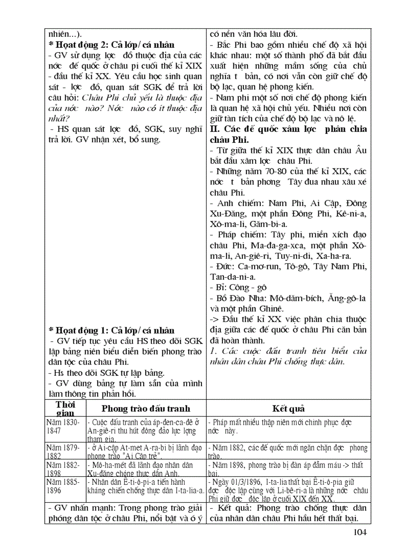 image for page Giáo án lịch sử 11 nâng cao