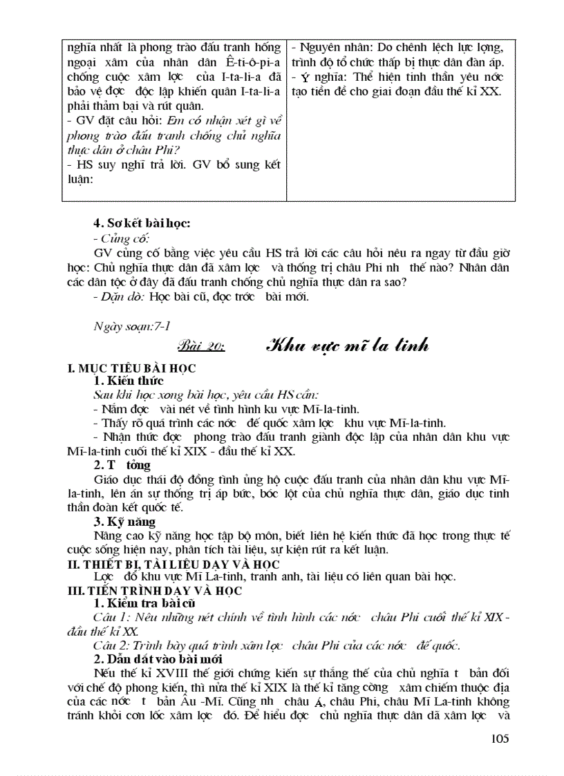 image for page Giáo án lịch sử 11 nâng cao