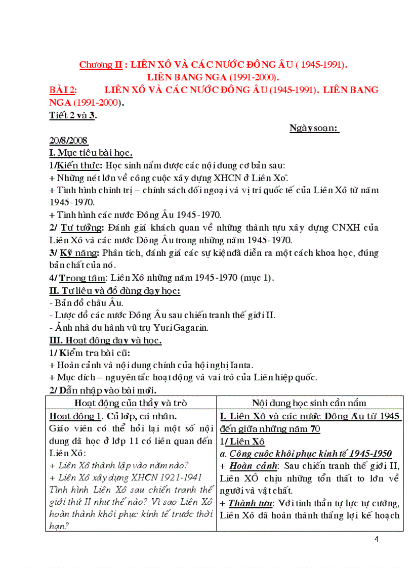 image for page Giáo án lịch sử 12 CB Sử TG