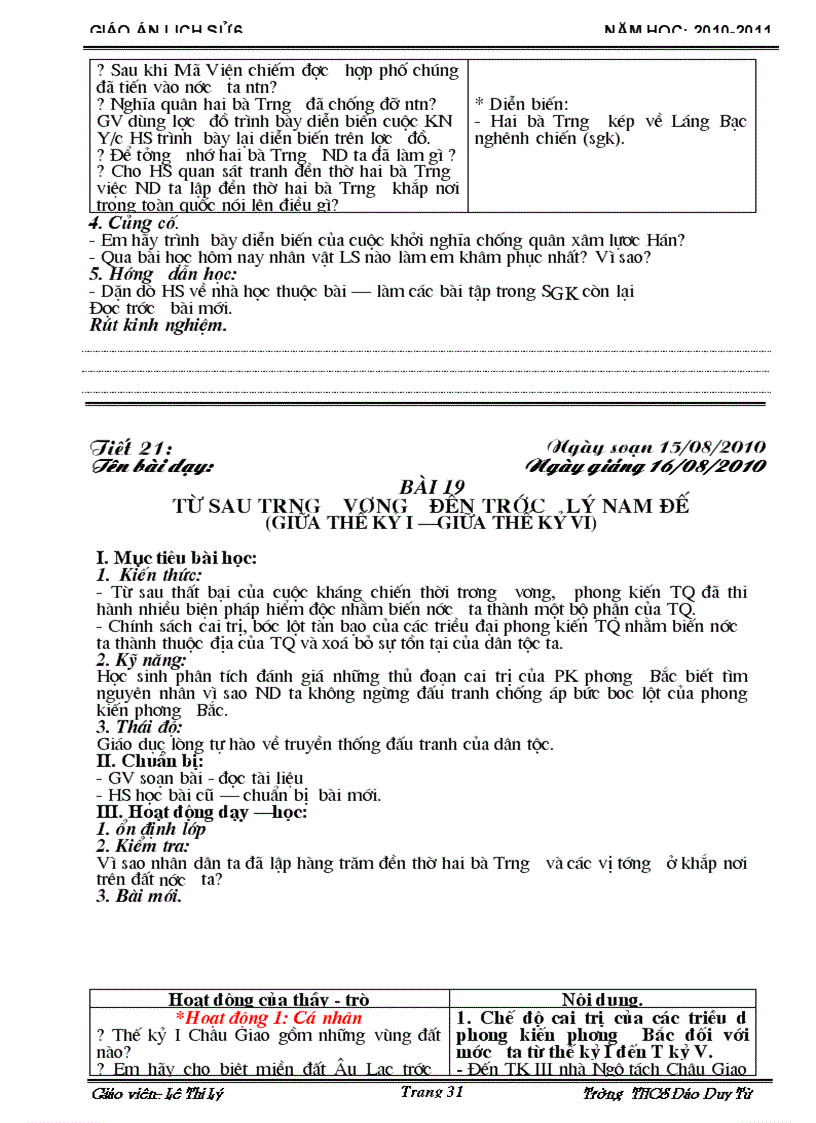 image for page Giao an Lich Su 6 chuan