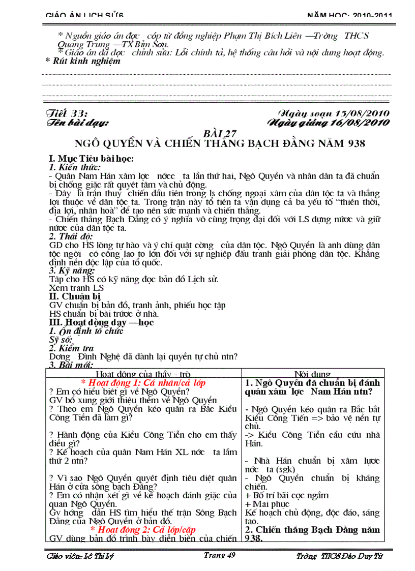 image for page Giao an Lich Su 6 chuan