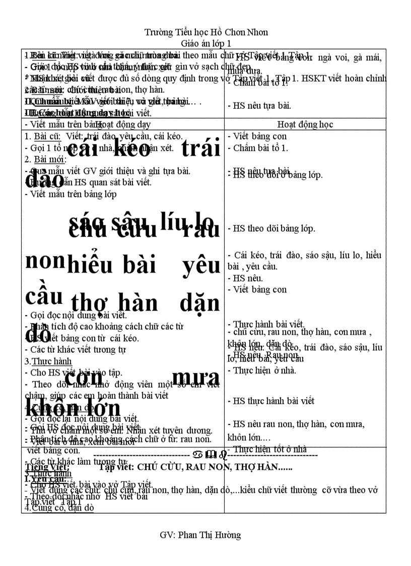 image for page Giao an lop 1 tuan 11