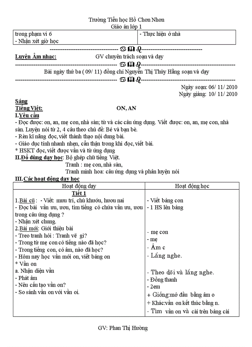 image for page Giao an lop 1 tuan 11