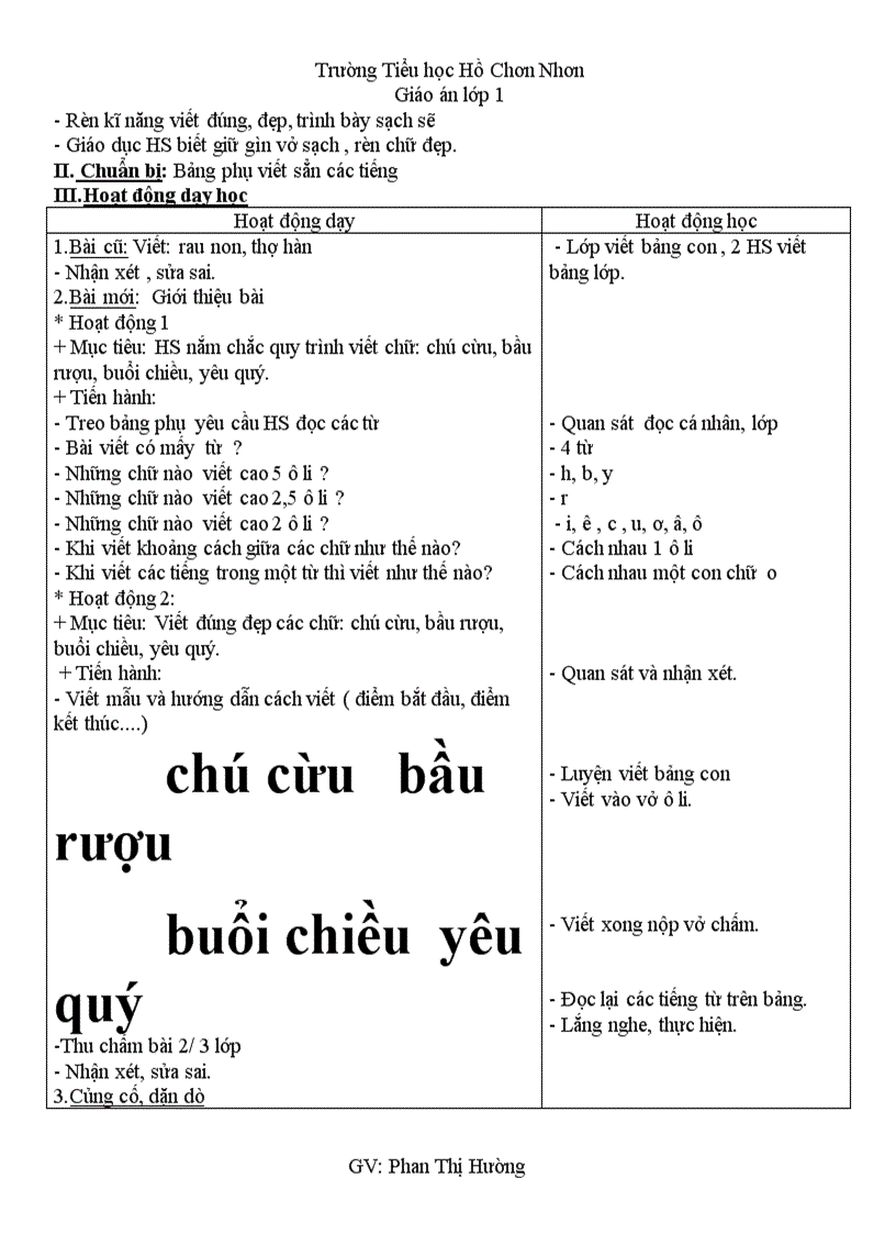 image for page Giao an lop 1 tuan 11