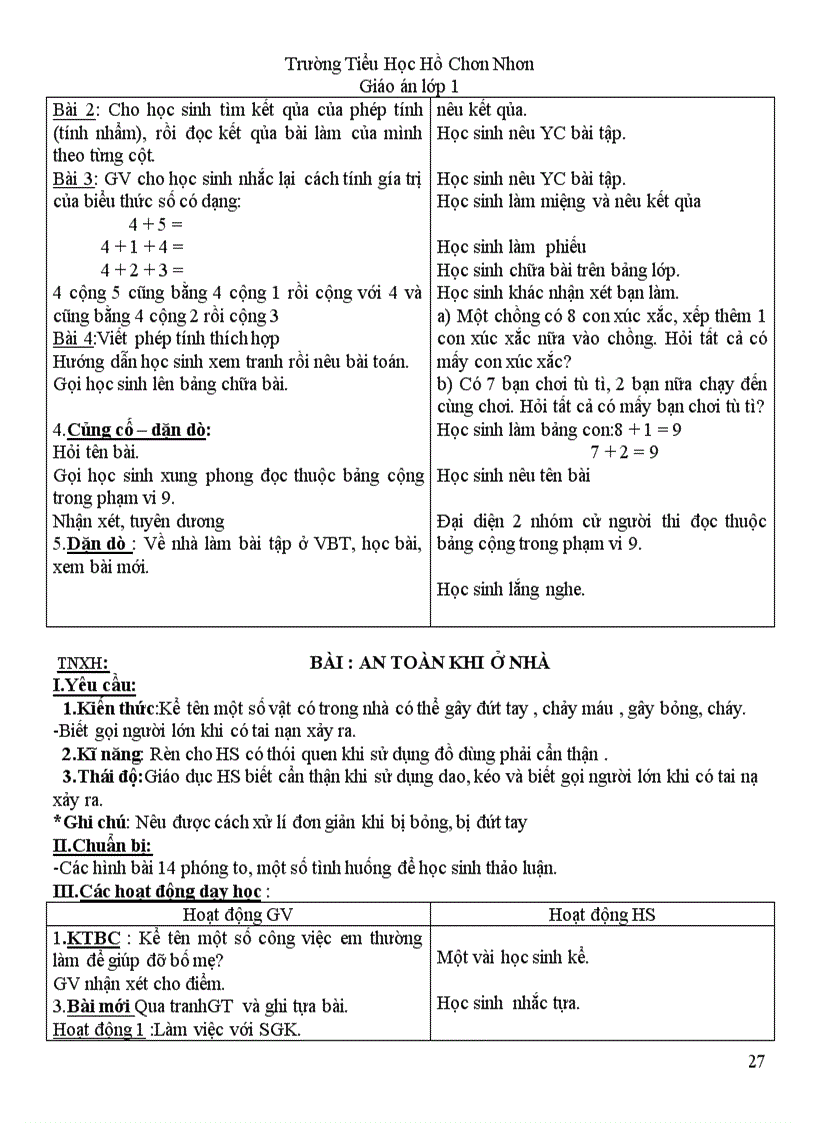 image for page Giao an lop 1 tuan 14 CKT