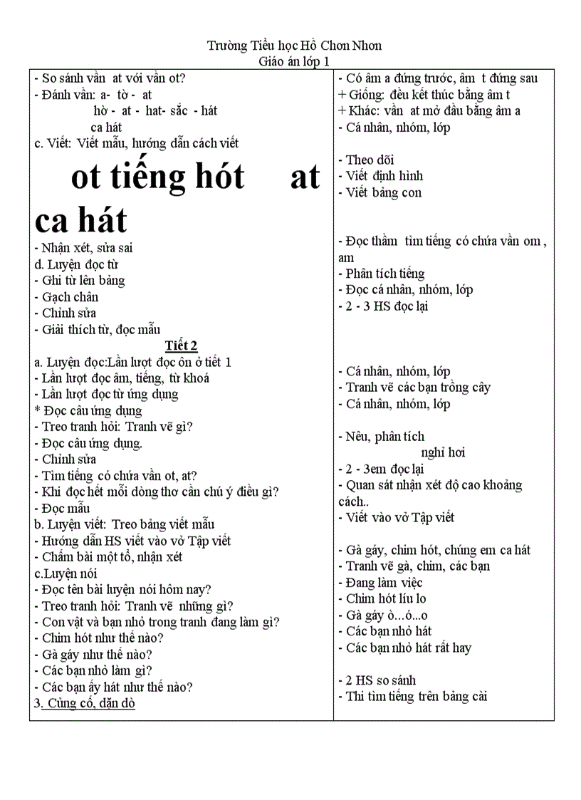 image for page Giao an lop 1 tuan 16 CKT