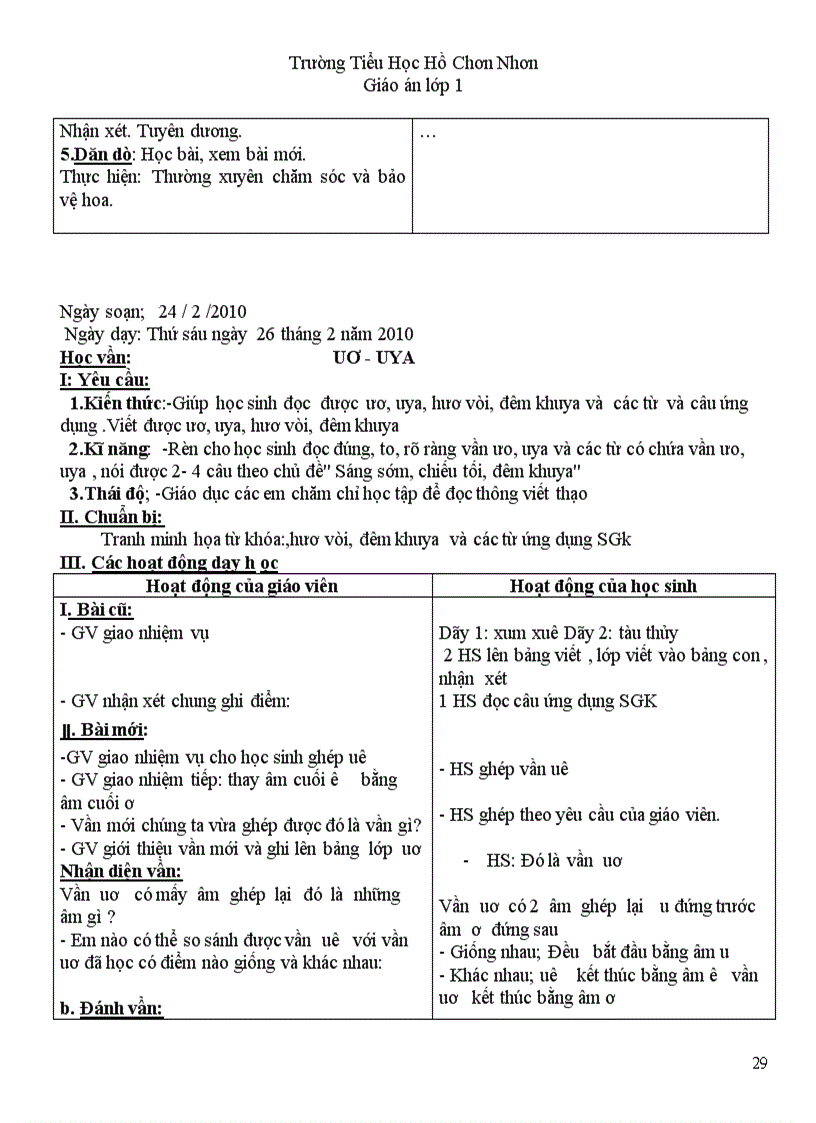 image for page Giao an lop 1 tuan 23 CKT