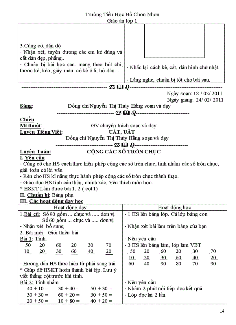 image for page Giao an lop 1 tuan 24