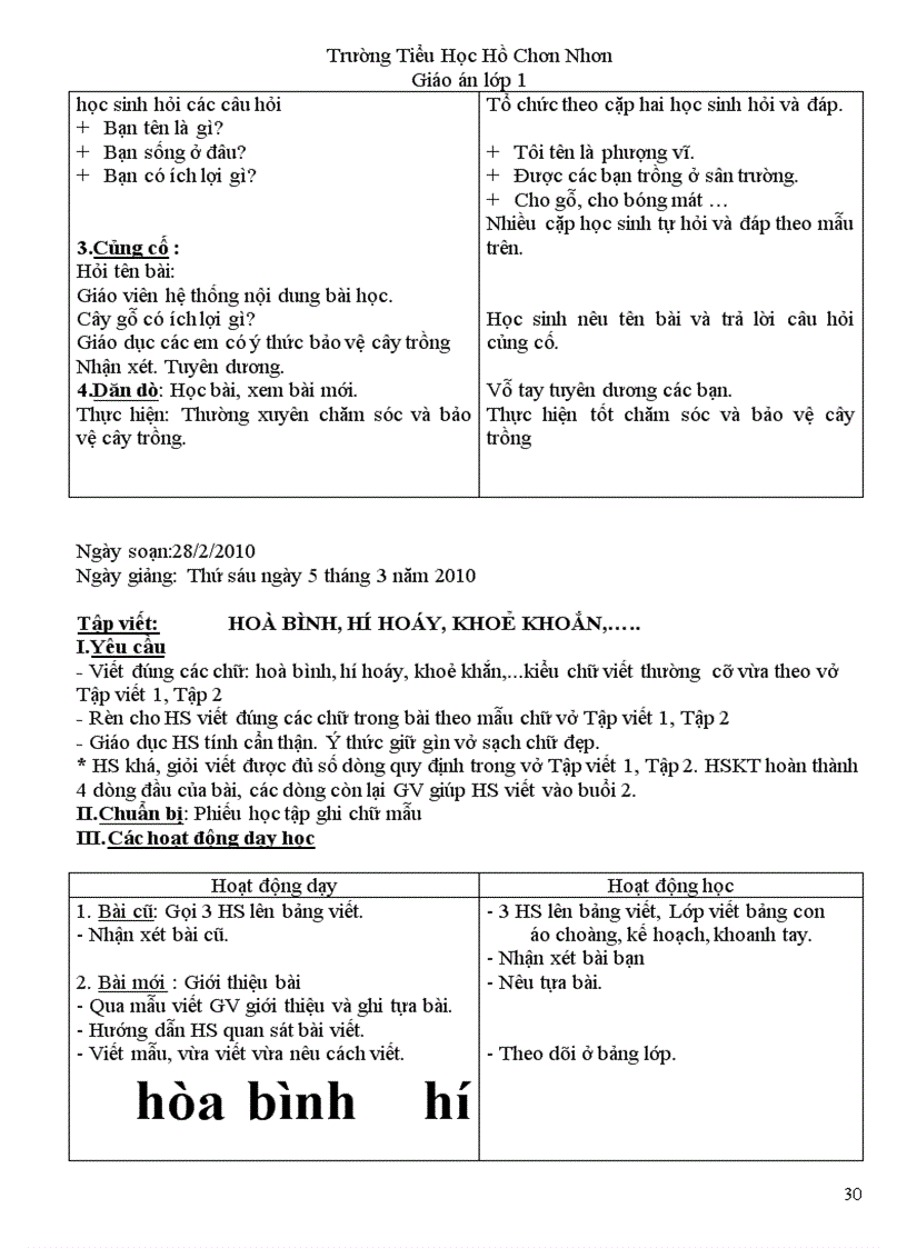 image for page Giao an lop 1 tuan 24