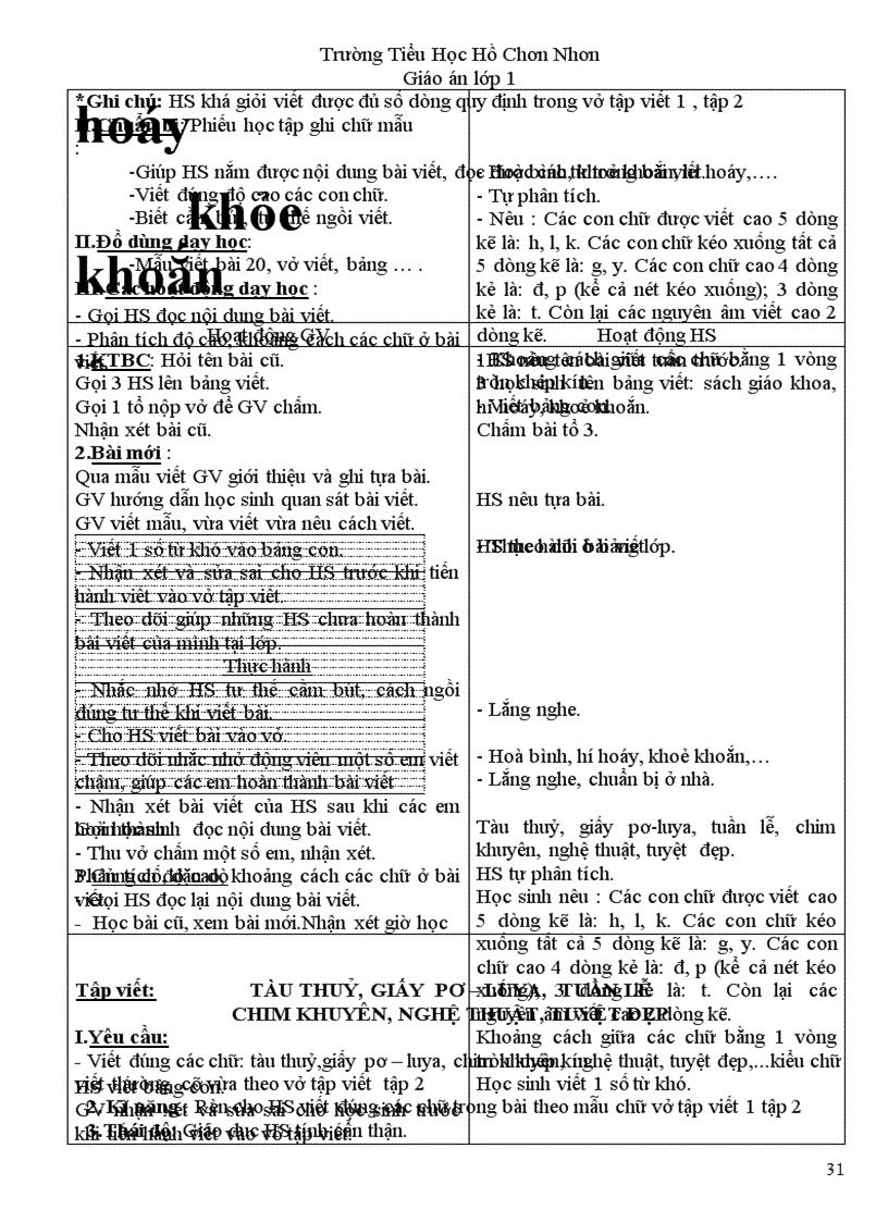 image for page Giao an lop 1 tuan 24