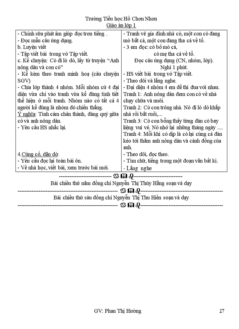 image for page Giao an lop 1 tuan 4