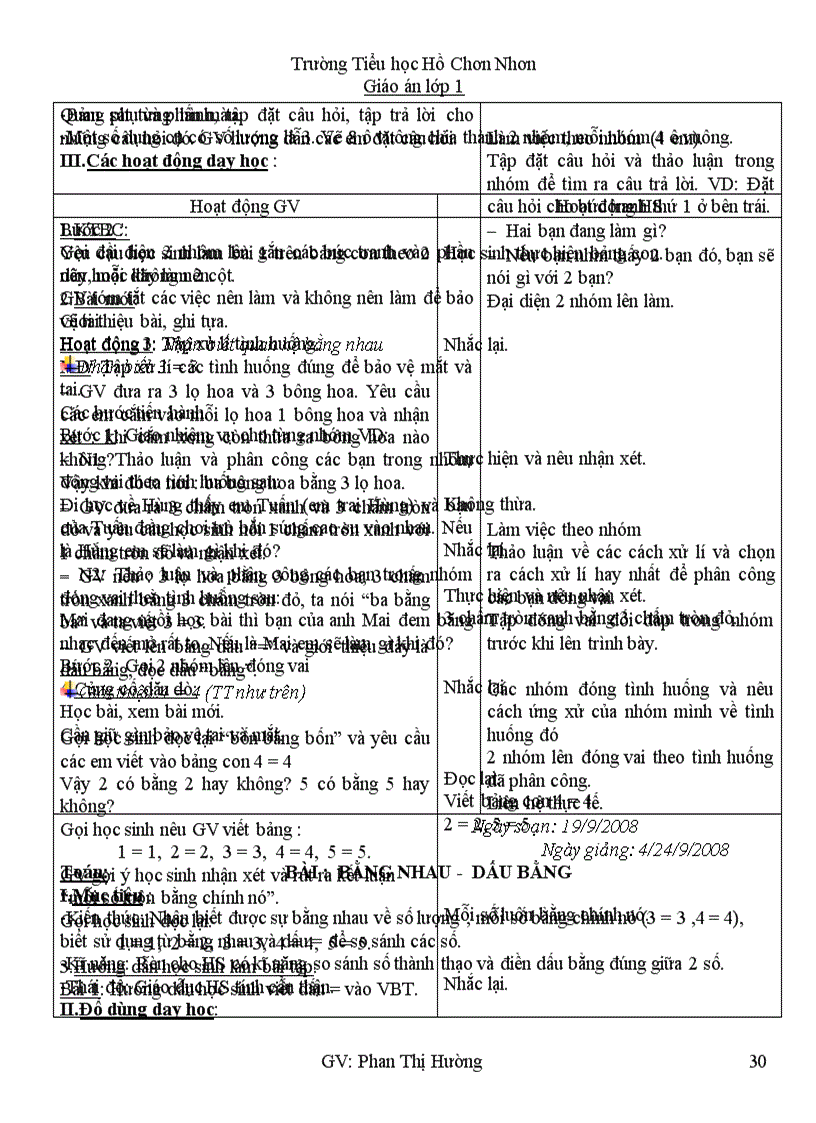 image for page Giao an lop 1 tuan 4