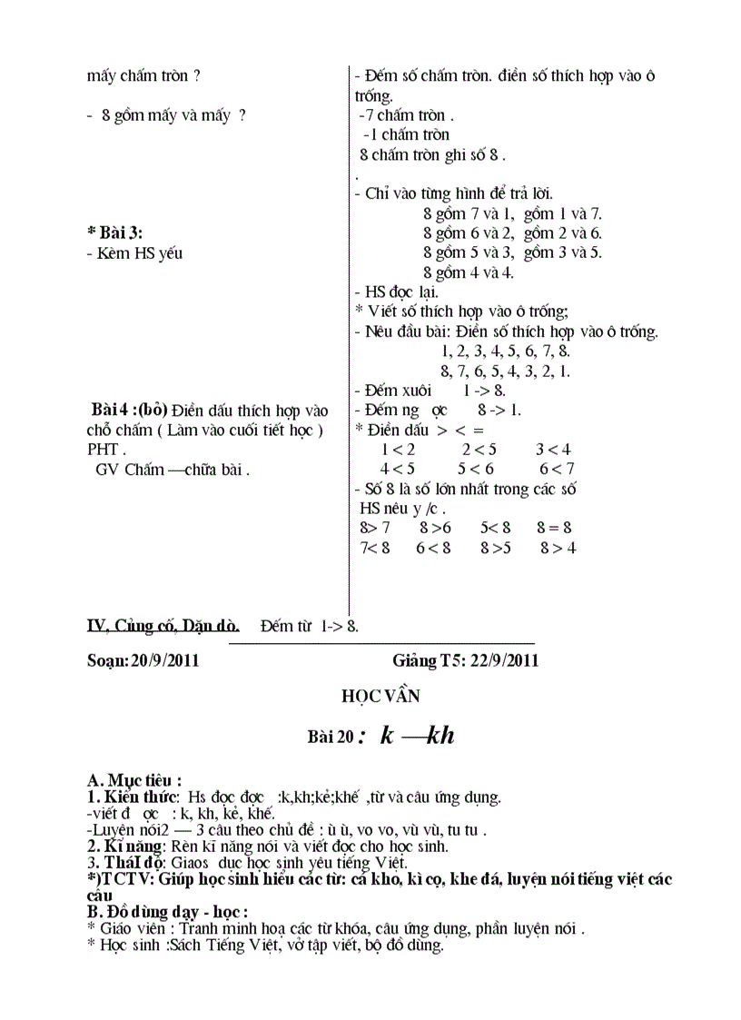 image for page Giáo án lớp 1 tuần 5 cực chuẩn