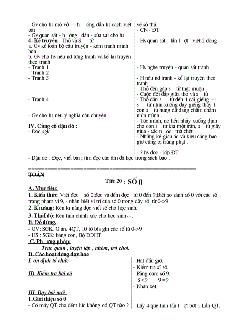 image for page Giáo án lớp 1 tuần 5 cực chuẩn