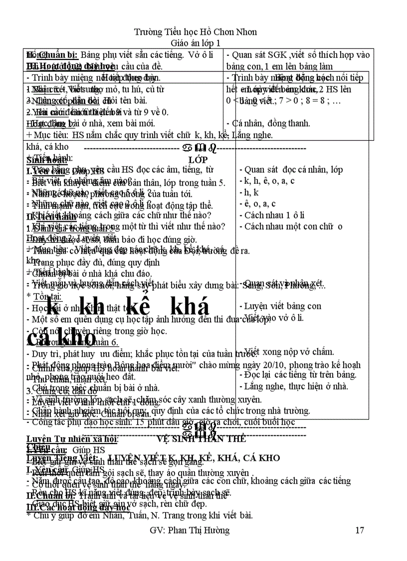 image for page Giao an lop 1 tuan 5