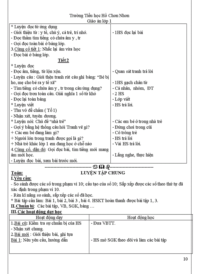 image for page Giao an lop 1 tuan 6