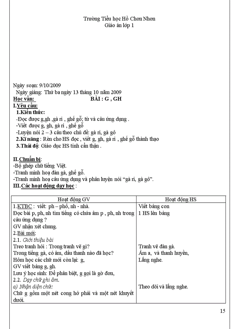 image for page Giao an lop 1 tuan 6