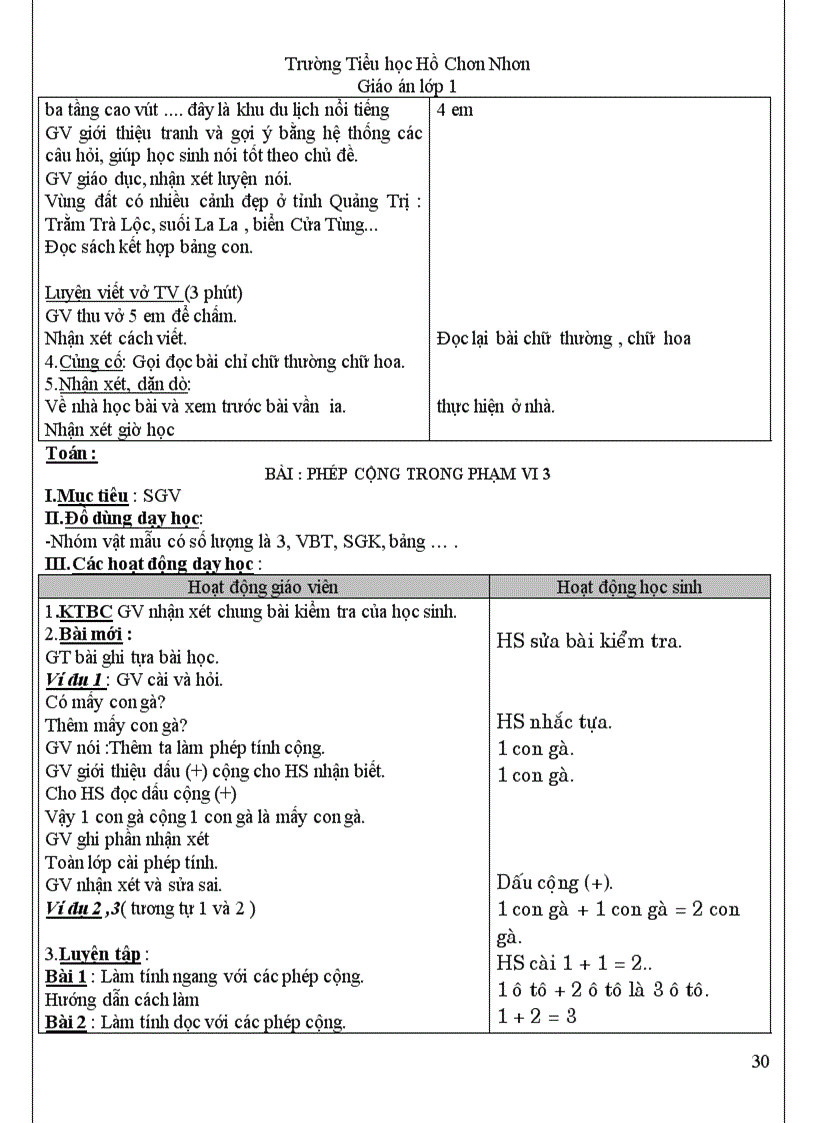 image for page Giao an lop 1 tuan 6