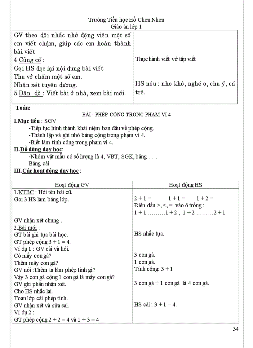 image for page Giao an lop 1 tuan 6