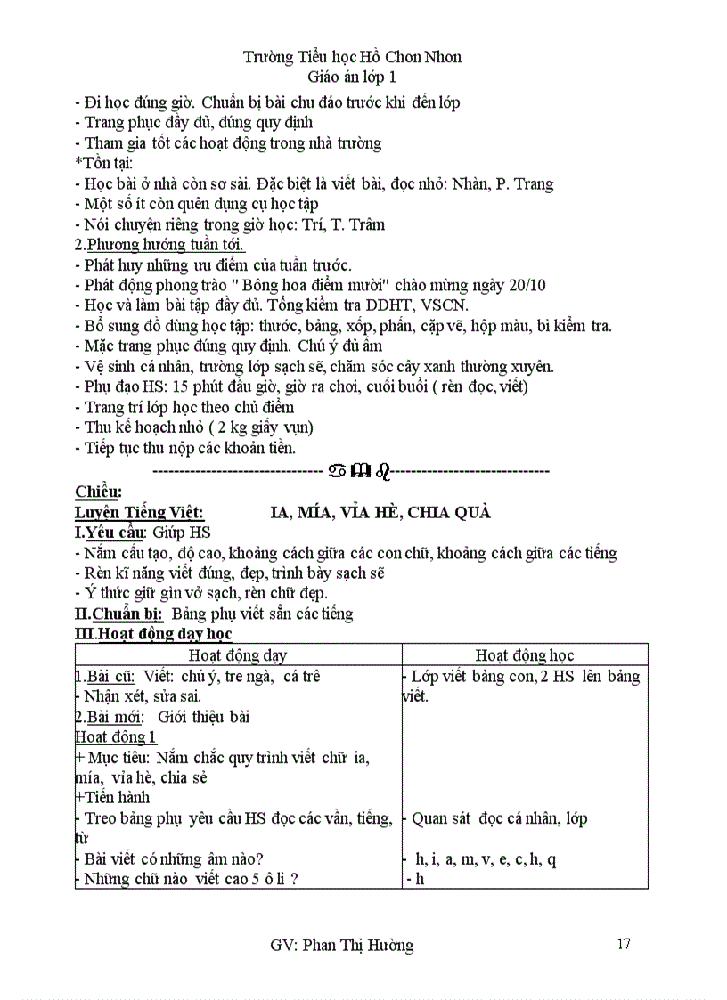image for page Giao an lop 1 tuan 7