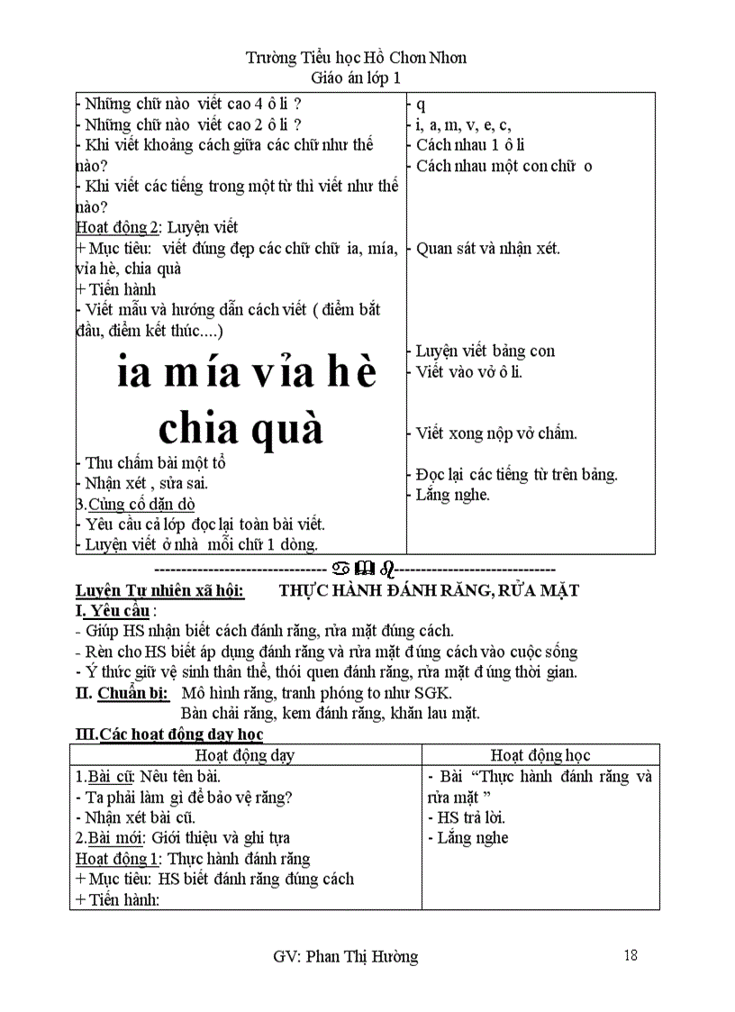 image for page Giao an lop 1 tuan 7