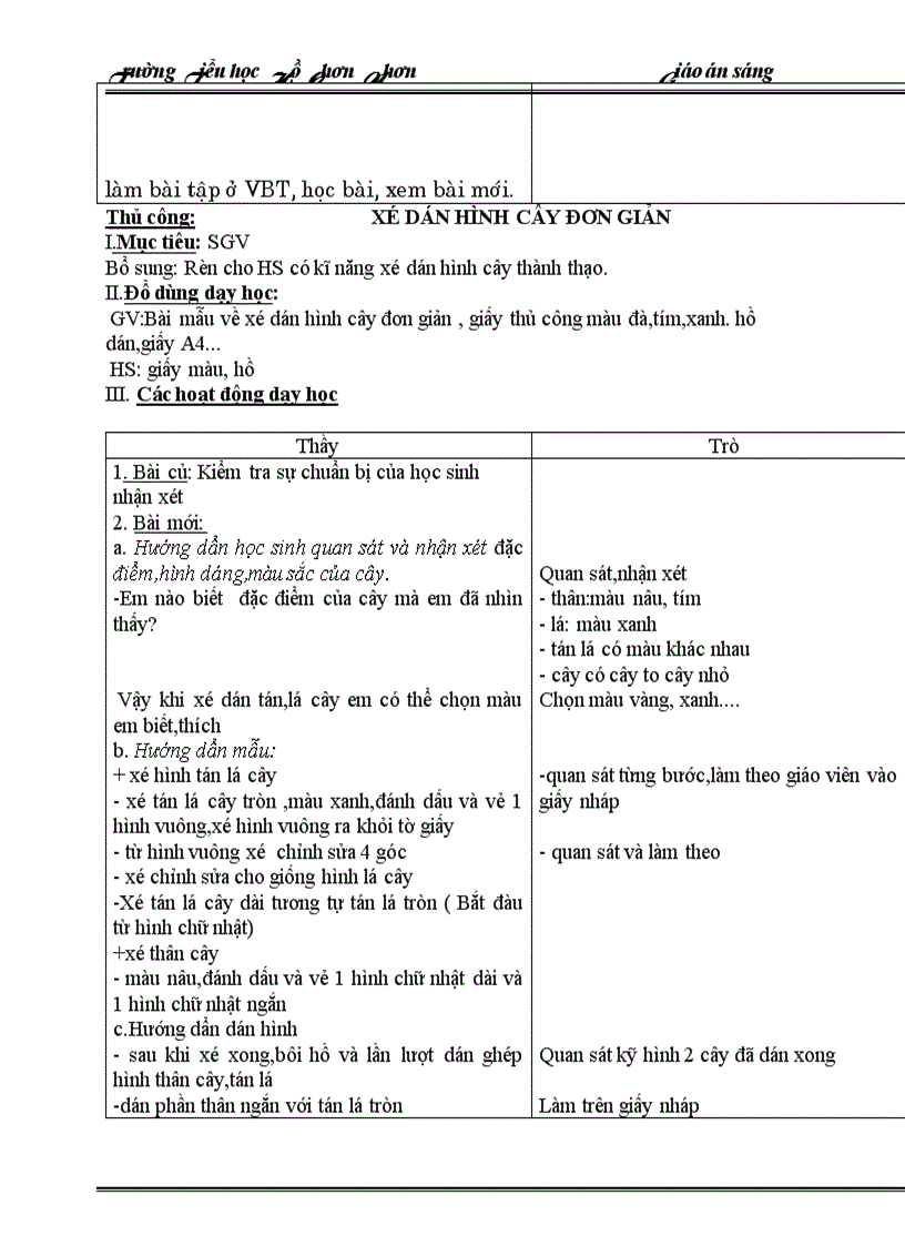 image for page Giáo án lớp 1 tuần 8