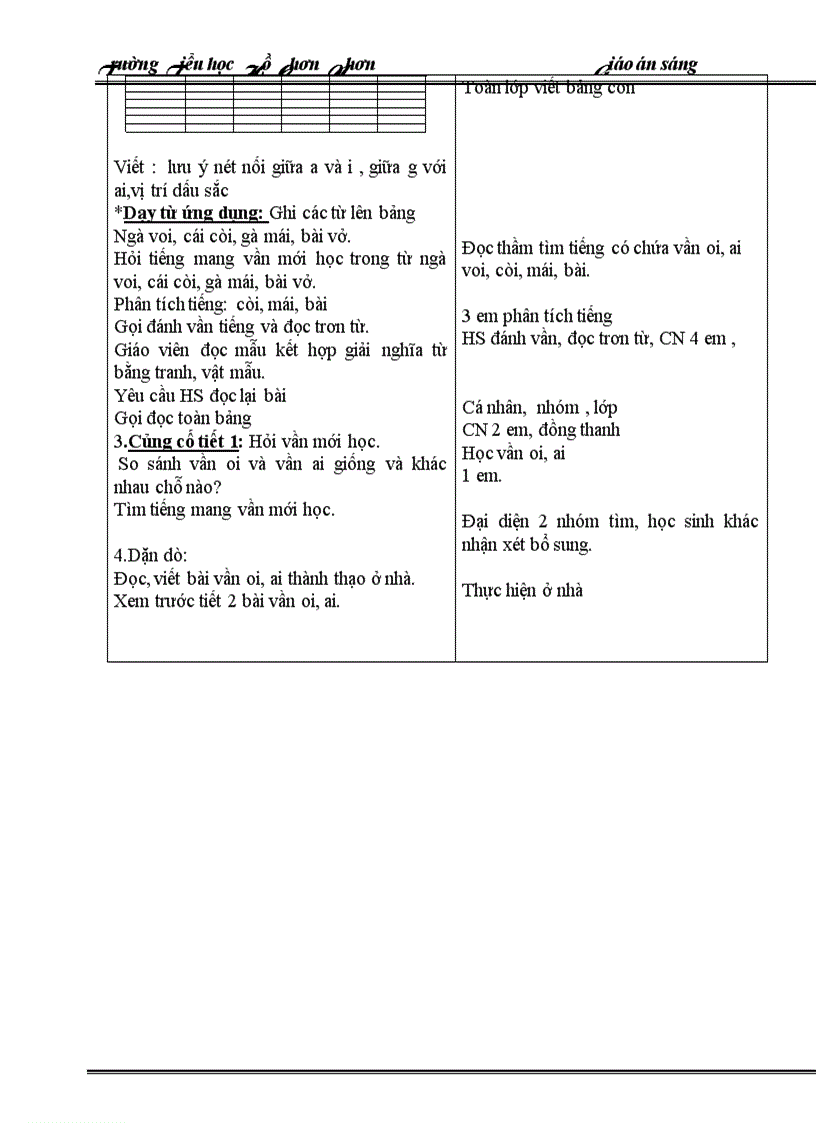 image for page Giáo án lớp 1 tuần 8