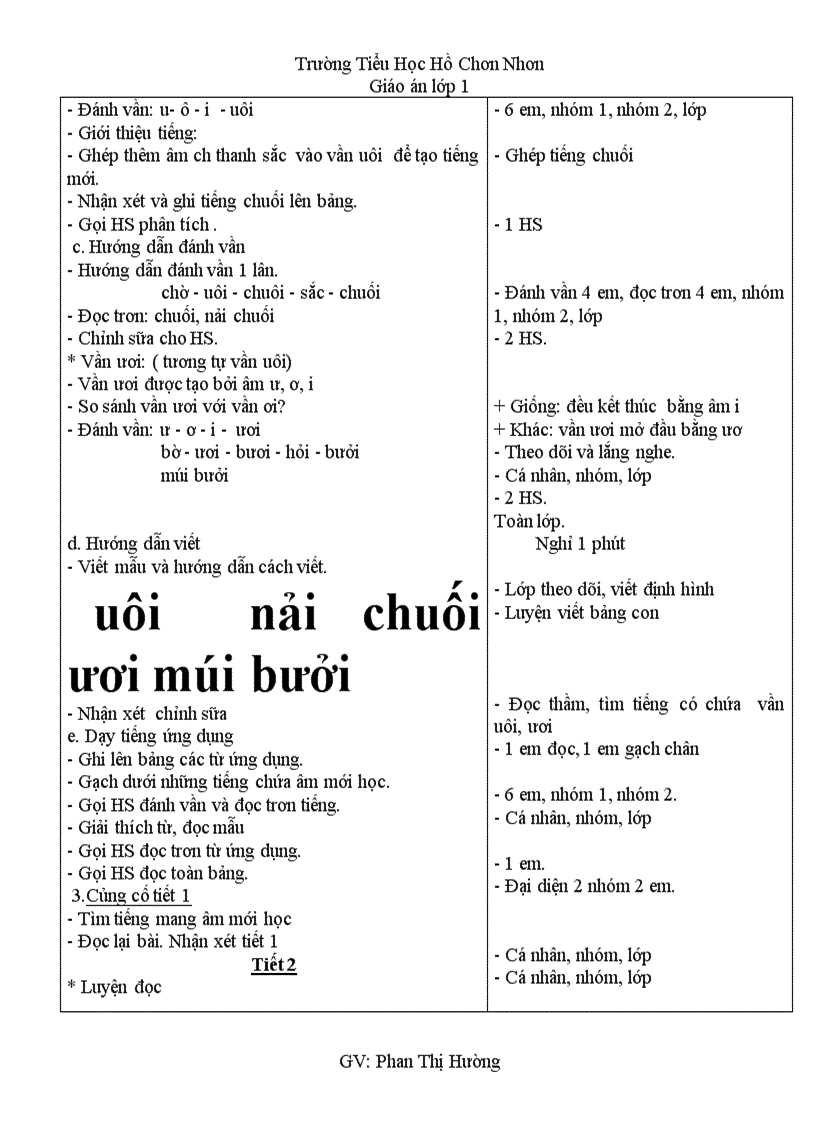 image for page Giao an lop 1 tuan 9