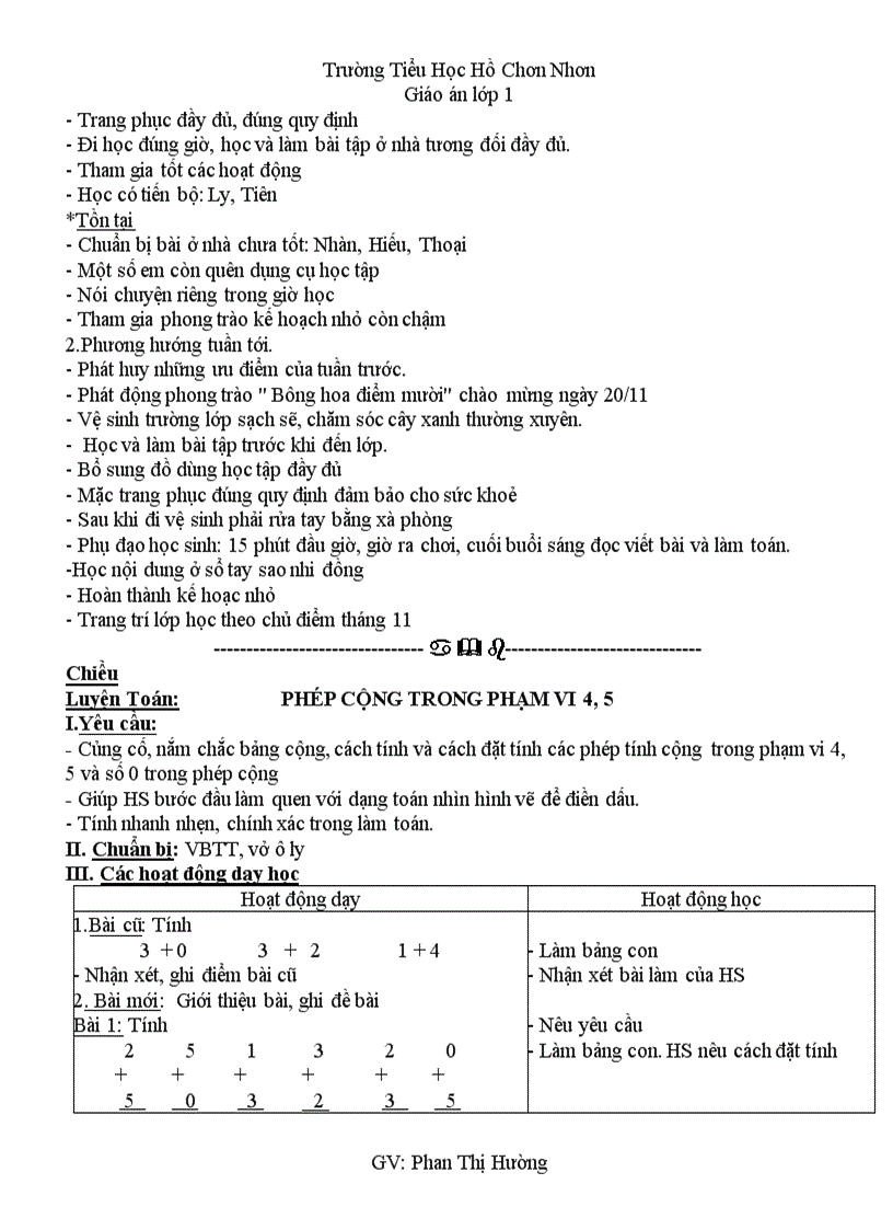 image for page Giao an lop 1 tuan 9