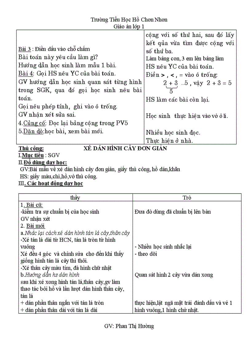 image for page Giao an lop 1 tuan 9